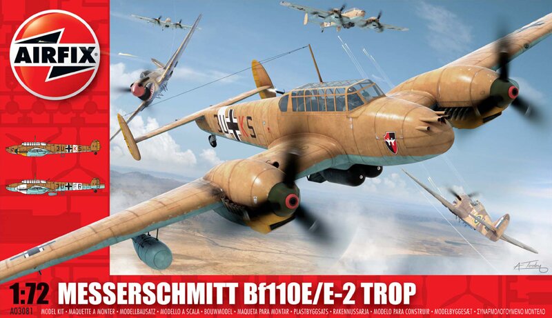 модель САМОЛЕТ MESSERSCHMITT Bf110E
